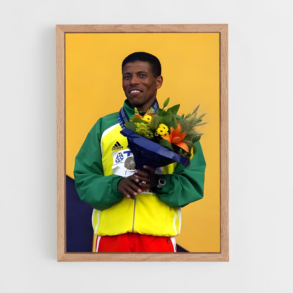 Poster La Victoire Fleurie – affiche Athlétisme (vue 4)